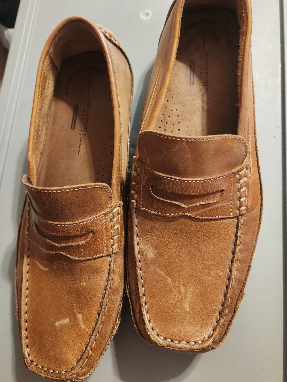 Rockport Brown Leather Loafers